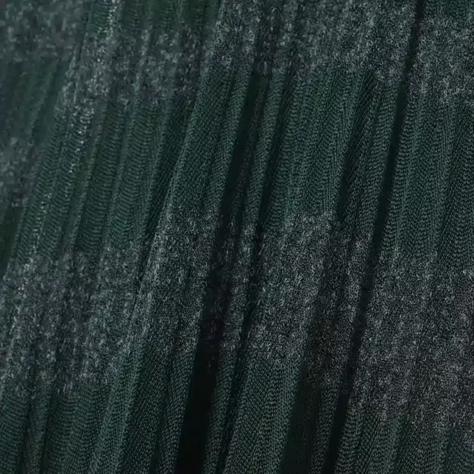 Vestido Maxi com Gola Polo e Ponto de Malha da Passarela