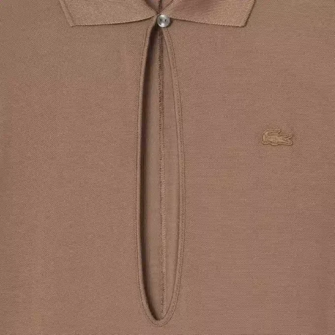 Vestido Maxi de Seda com Gola Polo Runway