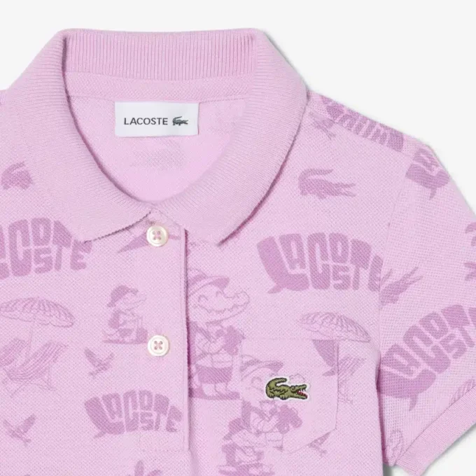 Vestido Polo com Estampado Piqua