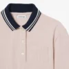 Vestido polo com saia plissada em piqué