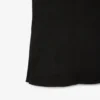 Vestido polo longo de algodão canelado para mulher