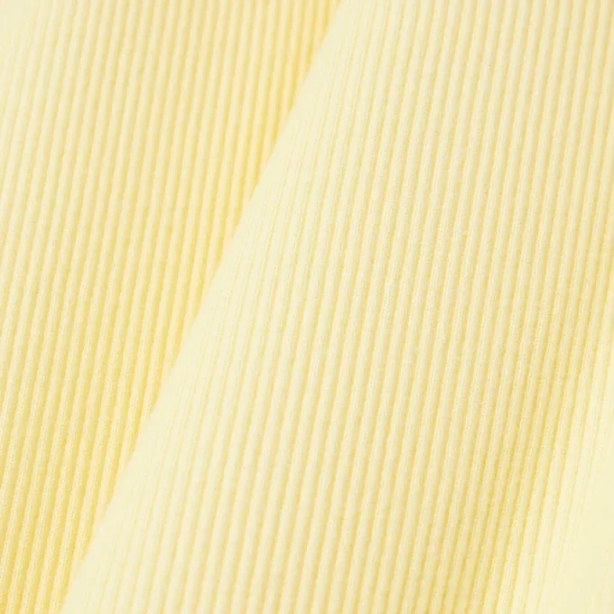 Vestido polo longo de algodão canelado para mulher