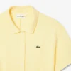 Vestido polo mini-piqué com corte evasê para mulher