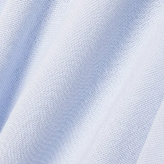 Vestido polo mini-piqué com corte evasê para mulher