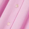 Vestido polo mini-piqué com corte evasê para mulher