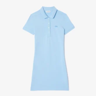 Vestido Polo Mini Piqué Elástico Slim Fit para mulher
