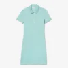 Vestido Polo Mini Piqué Elástico Slim Fit para mulher