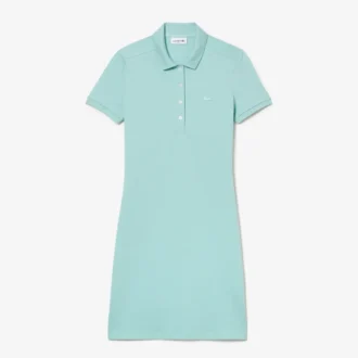 Vestido Polo Mini Piqué Elástico Slim Fit para mulher