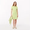 Vestido Polo Mini Piqué Elástico Slim Fit para mulher