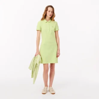 Vestido Polo Mini Piqué Elástico Slim Fit para mulher