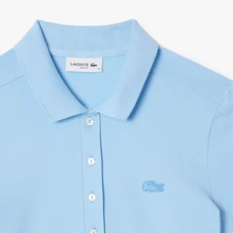 Vestido Polo Mini Piqué Elástico Slim Fit para mulher