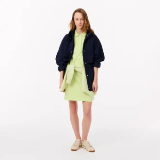 Vestido Polo Mini Piqué Elástico Slim Fit para mulher