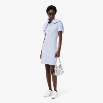 Vestido Polo Mini Piqué Elástico Slim Fit para mulher