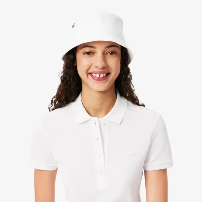 Vestido Polo Mini Piqué Elástico Slim Fit para mulher