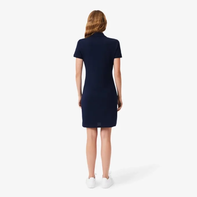 Vestido Polo Mini Piqué Elástico Slim Fit para mulher