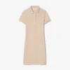 Vestido Polo Mini Piqué Elástico Slim Fit para mulher