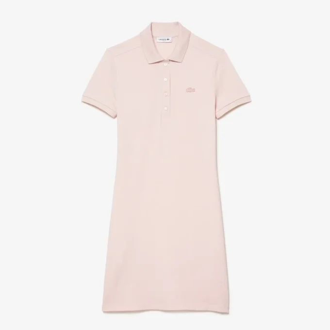 Vestido Polo Mini Piqué Elástico Slim Fit para mulher