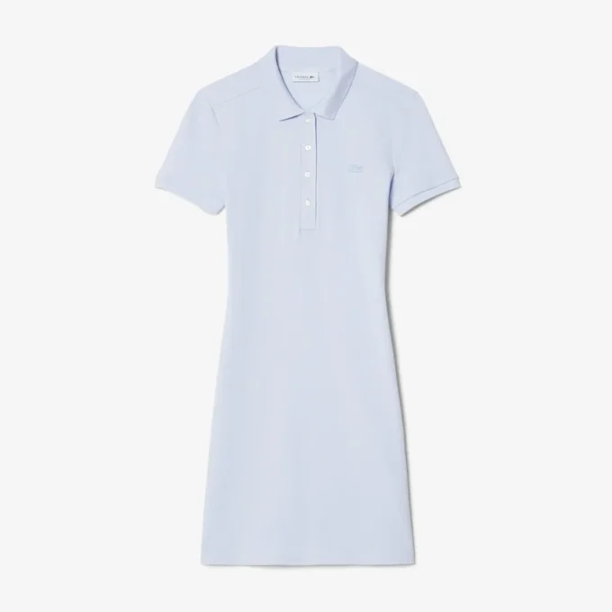 Vestido Polo Mini Piqué Elástico Slim Fit para mulher