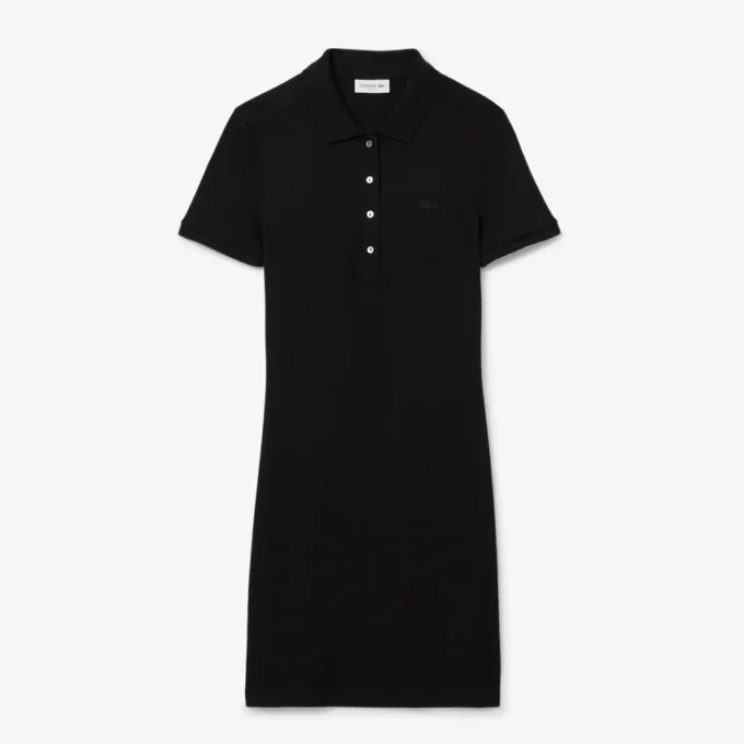 Vestido Polo Mini Piqué Elástico Slim Fit para mulher