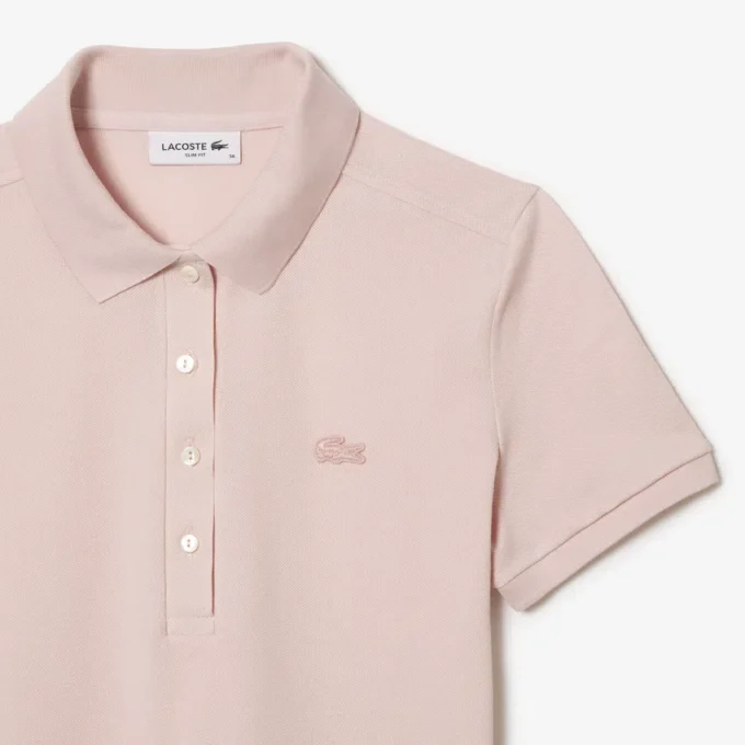 Vestido Polo Mini Piqué Elástico Slim Fit para mulher