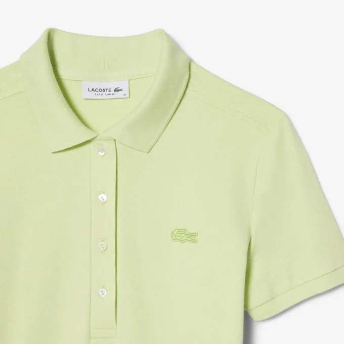 Vestido Polo Mini Piqué Elástico Slim Fit para mulher