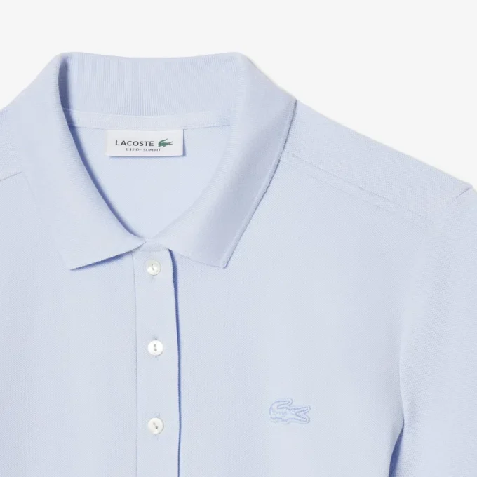 Vestido Polo Mini Piqué Elástico Slim Fit para mulher