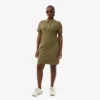 Vestido Polo Mini Piqué Elástico Slim Fit para mulher
