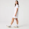 Vestido Polo Mini Piqué Elástico Slim Fit para mulher