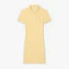 Vestido Polo Mini Piqua Elástico Slim Fit para Mulher