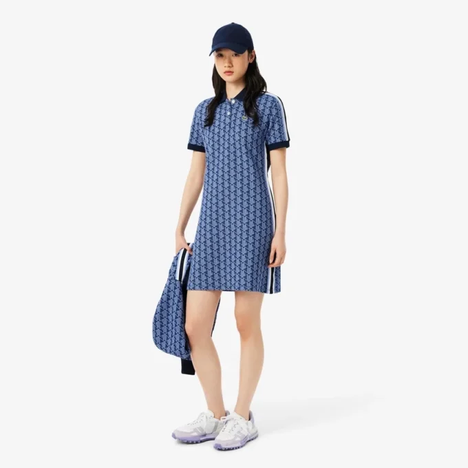 Vestido Polo Monogram Slim Fit para Mulher