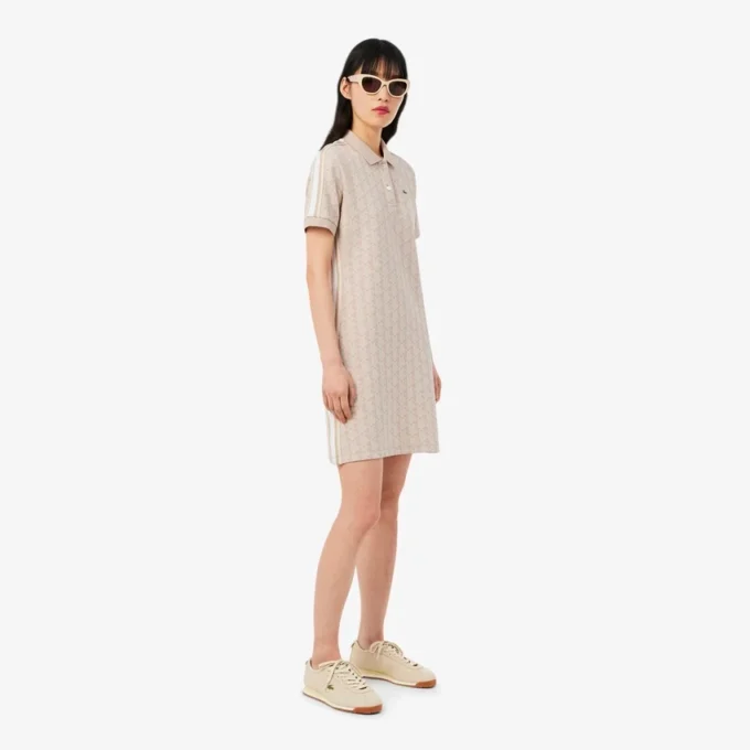 Vestido Polo Monogram Slim Fit para Mulher