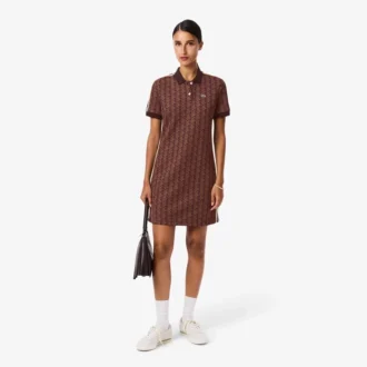 Vestido Polo Monogram Slim Fit para Mulher