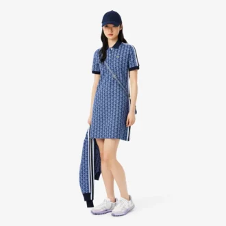 Vestido Polo Monogram Slim Fit para Mulher