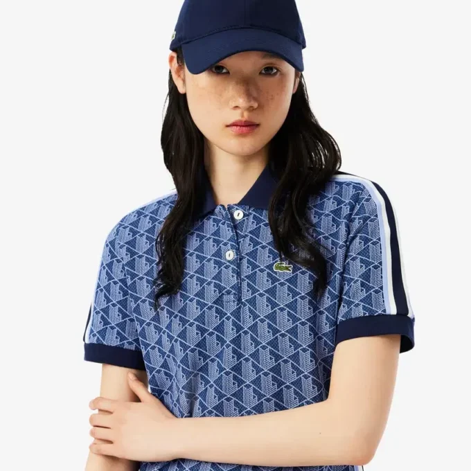 Vestido Polo Monogram Slim Fit para Mulher