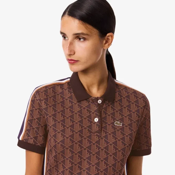 Vestido Polo Monogram Slim Fit para Mulher
