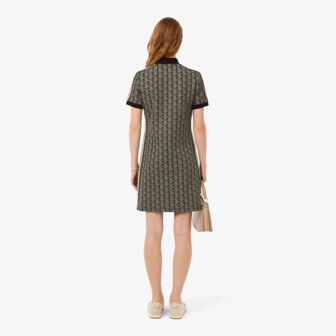 Vestido Polo Monogram Slim Fit para Mulher