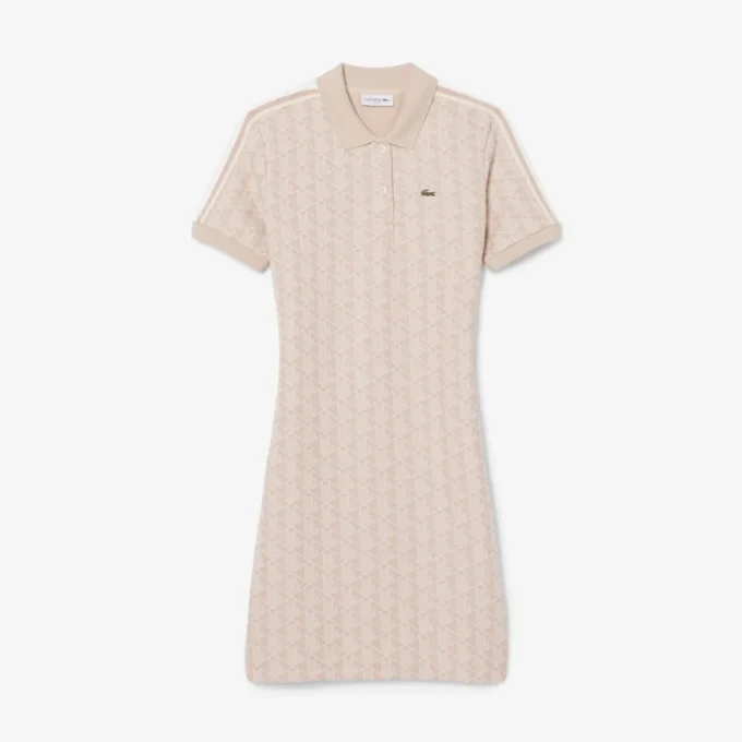 Vestido Polo Monogram Slim Fit para Mulher