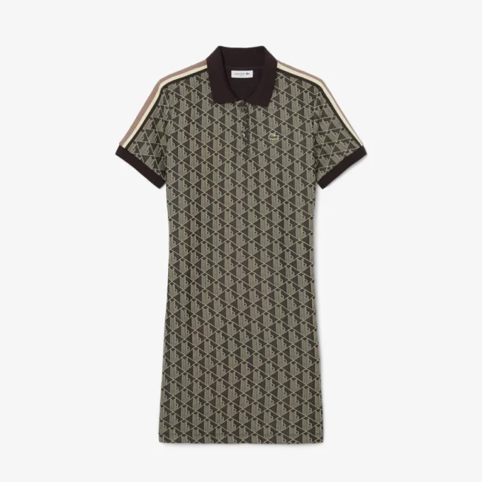 Vestido Polo Monogram Slim Fit para Mulher