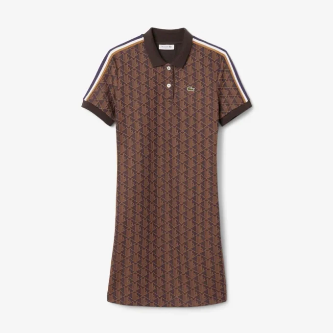 Vestido Polo Monogram Slim Fit para Mulher