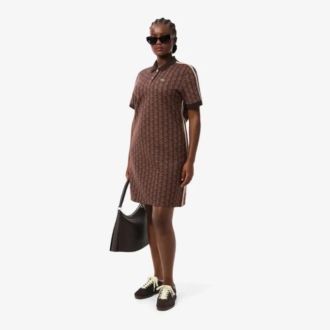 Vestido Polo Monogram Slim Fit para Mulher