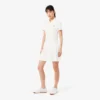 Vestido Polo Plissado em Piqué Elástico