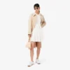 Vestido Polo Plissado em Piqué Elástico