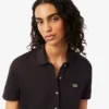 Vestido Polo Plissado em Piqué Elástico