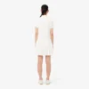 Vestido Polo Plissado em Piqué Elástico