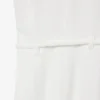 Vestido Polo Runway com Detalhes de Bordado e Pregas