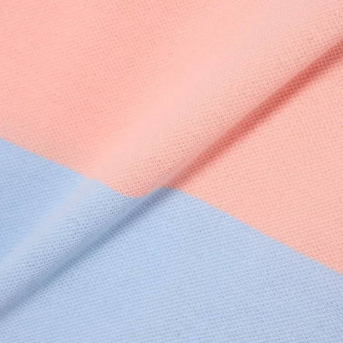 Vestido polo sem mangas às riscas em Petit Piqué