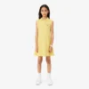 Vestido sem mangas em piqué elástico