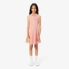 Vestido sem mangas em piqué elástico
