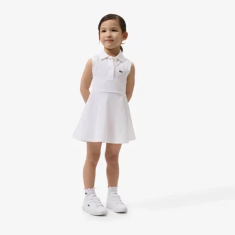 Vestido sem mangas em tecido Piqua elástico