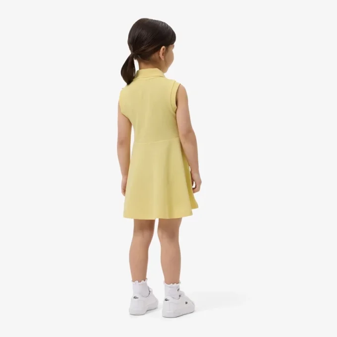 Vestido sem mangas em tecido Piqua elástico